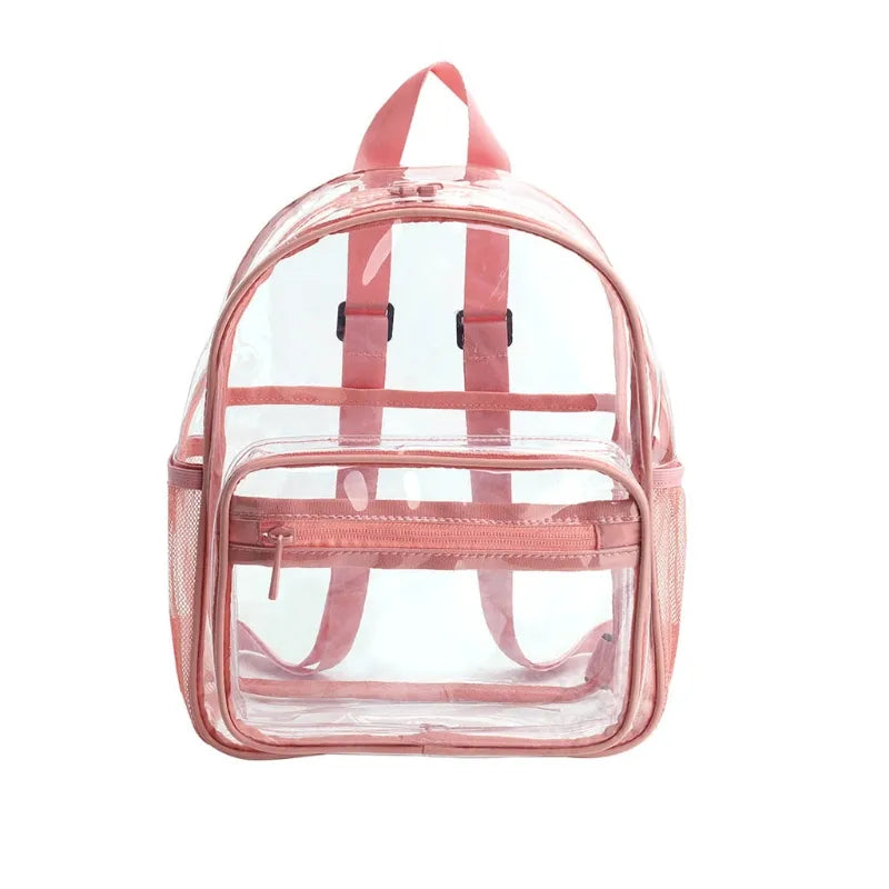 Women's Large Clear PVC Backpack