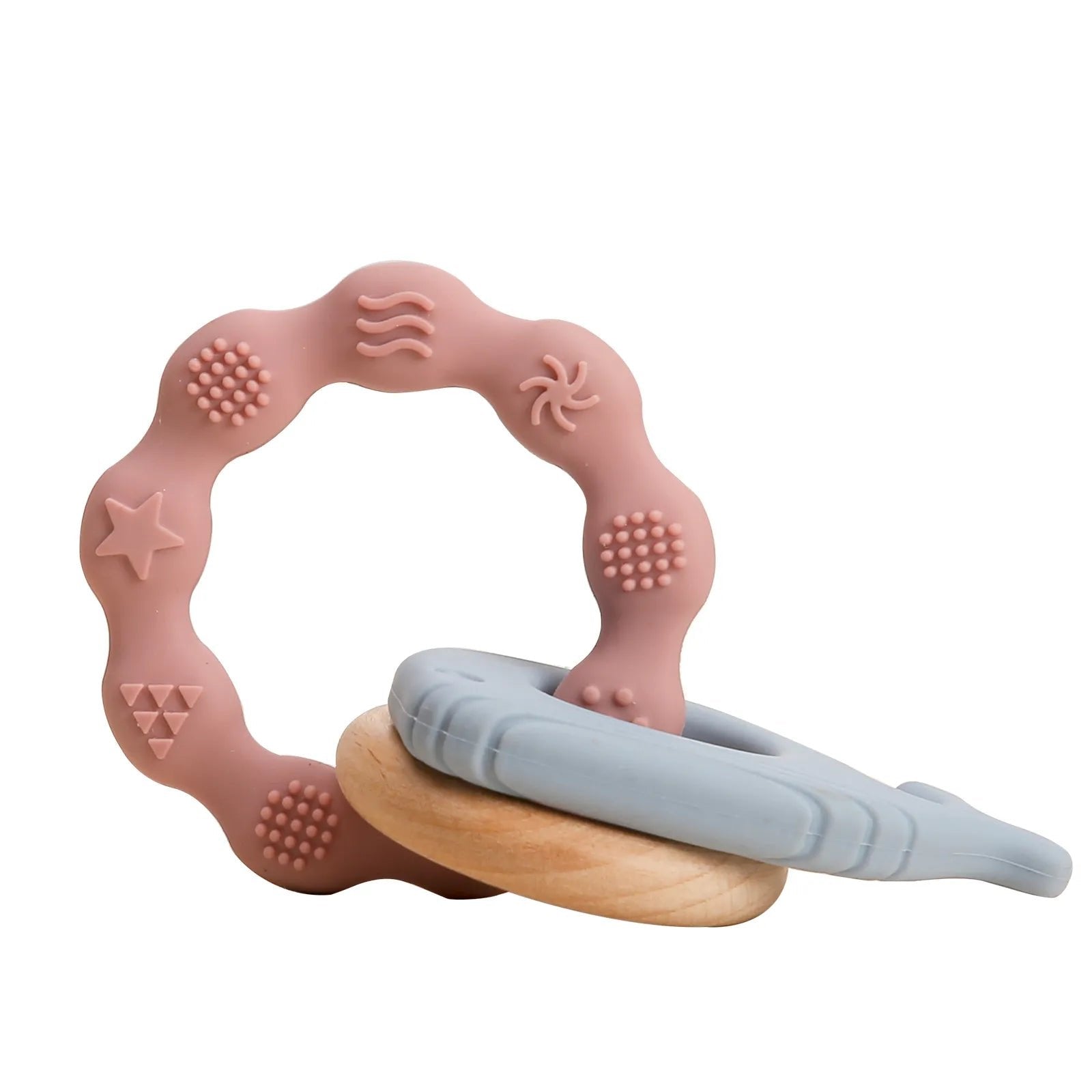 1PC Koala & Elephant Silicone Teether Handbell Rattles image 17
