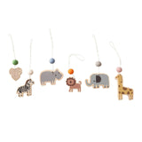 Natural Wooden Baby Gym & Teether with Clouds & Rodent image 16