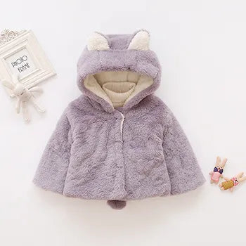 Plush Rabbit Ears Jacket