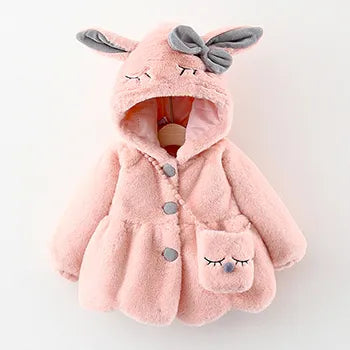 Plush Rabbit Ears Jacket