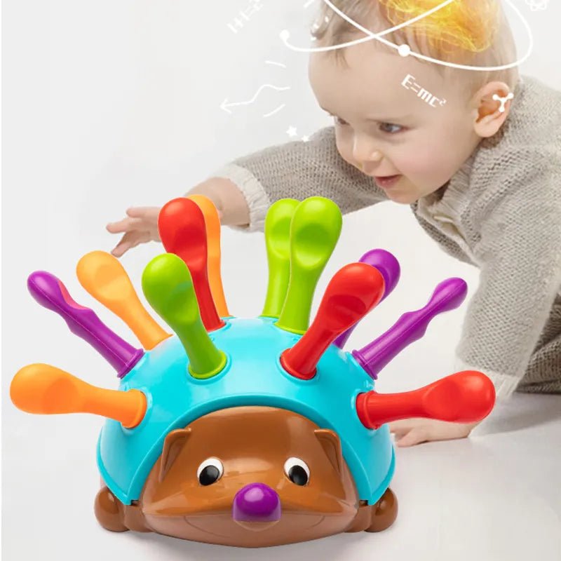 Colorful hedgehog toy