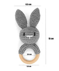 1PC Crochet Bear Rattle & Teether Bracelet for Babies Success