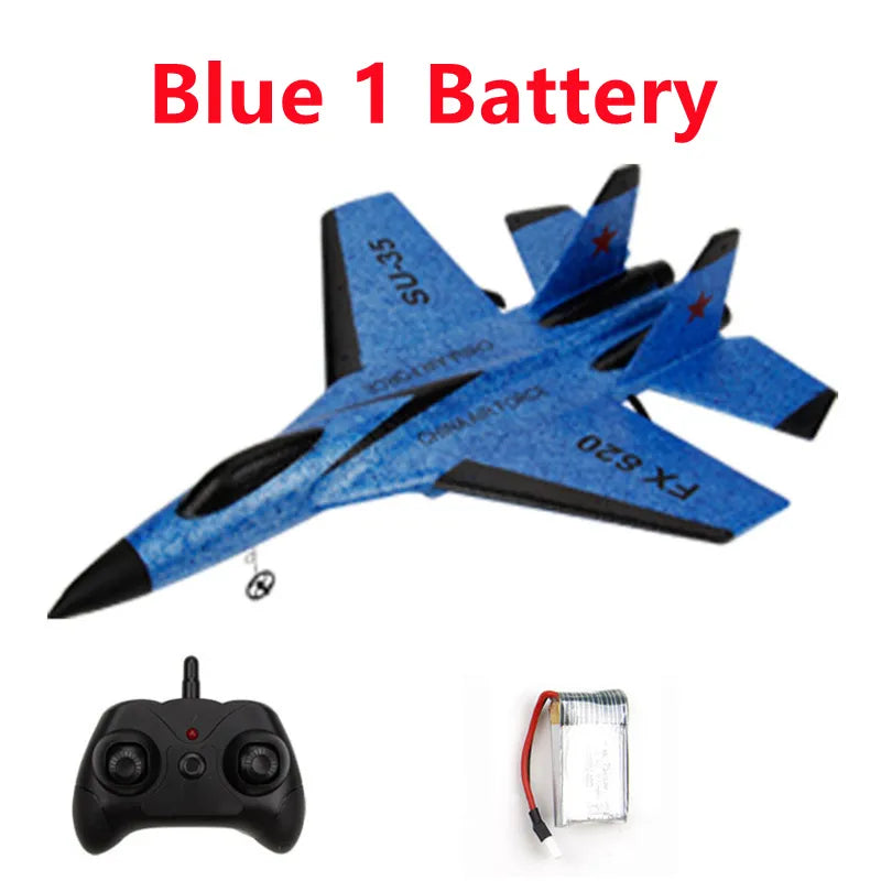 SU-35 RC Plane with LED, 2.4G Remote Control Glider