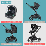 Baby car seat, stroller, and bassinet 