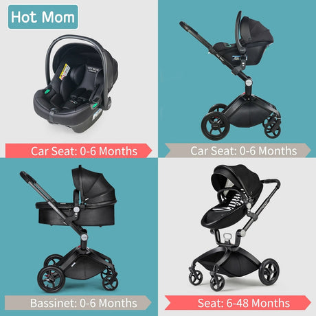 Baby car seat, stroller, and bassinet 