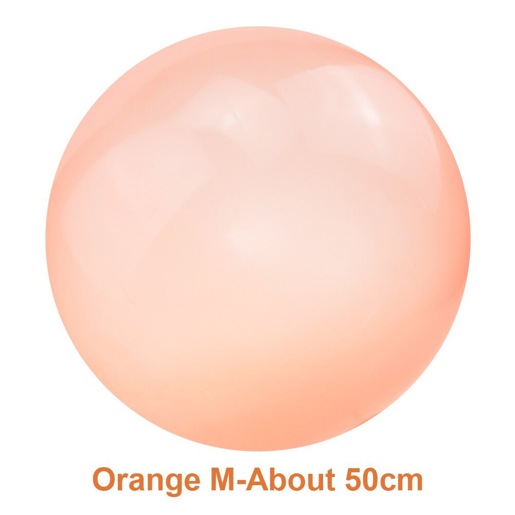 Orange balloon labeled 'Orange M-About 50cm'.