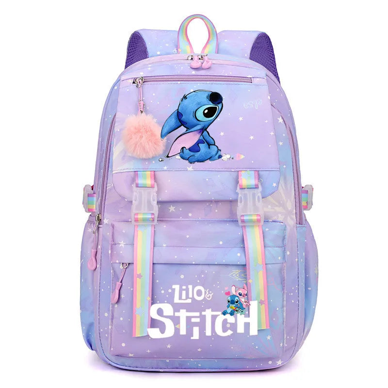 Backpack with Lilo & Stitch design.