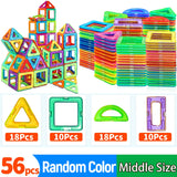 Colorful magnetic building blocks set 