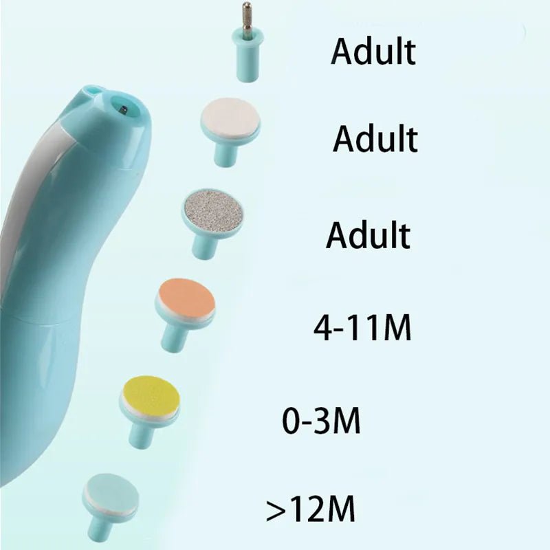 Multifunctional Electric Baby Nail Trimmer &amp; Care Set image 3
