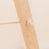 Natural Wooden Baby Gym & Teether with Clouds & Rodent image 3