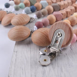 Personalized Baby Pacifier Clips & Teether - Custom Name, Newborn Gift image 3