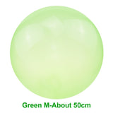 Green ball with text 'Green M-About 50cm'.