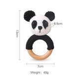 1PC Crochet Bear Rattle & Teether Bracelet for Babies image 18
