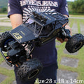 Person holding a large black RC truck with 'Maxus' branding outdoors.
