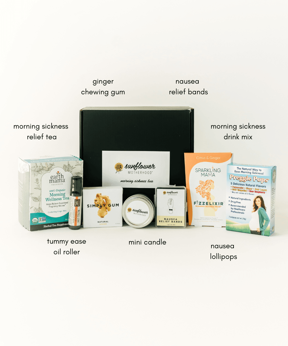 Collection of morning sickness relief products