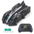 Black toy vehicle with remote control 