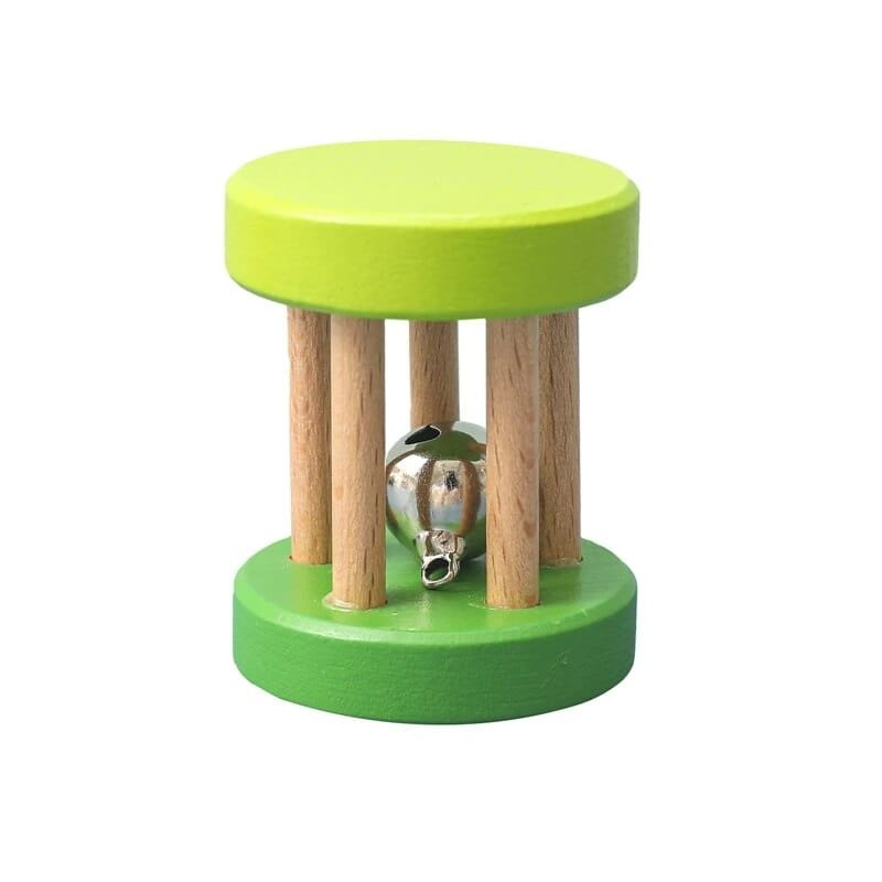 Wooden Baby Rattle & Teether - Crochet Animal Designs image 11