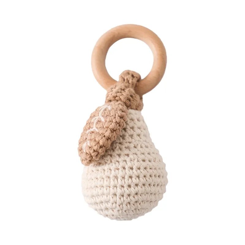 1PC Crochet Bear Rattle & Teether Bracelet for Babies image 19