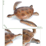 Plush turtle toy with measurements 