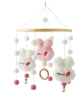 Wooden Baby Rattle & Crib Mobile