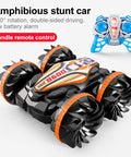 Amphibious Stunt RC Car, Double-Sided Flip, Outdoor Toy for Boys Success
