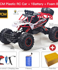 1:12 4WD RC Car with LED, 2.4G Buggy Off-Road Truck for Kids