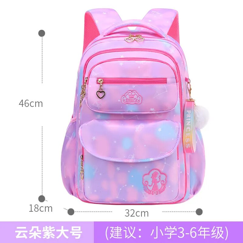 Orthopedic Girls' Primary School Backpack