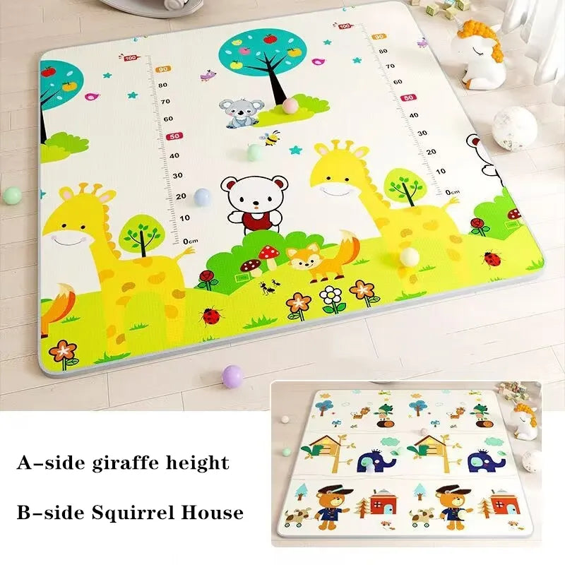 Eco-Friendly Thick EPE Baby Crawling Mat - Folding Play Rug