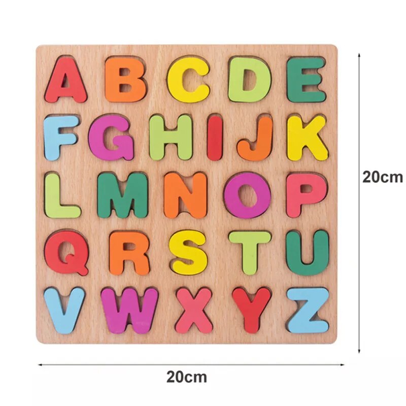 Montessori Wooden Puzzle Games for Babies