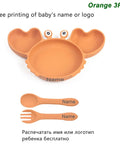 Personalized Baby Crab Plate Set 