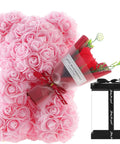 25cm Rose Bear in Gift Box