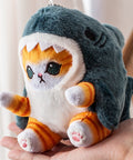 12cm Cute Shark & Shrimp Cat Plush Pendant