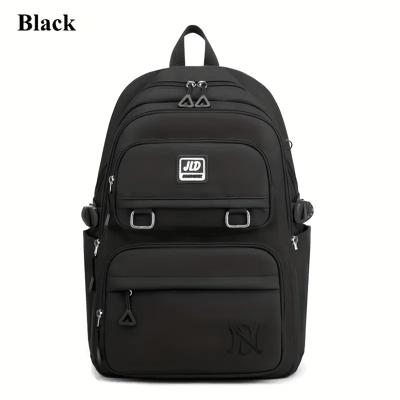 Large Waterproof Nylon School Backpack