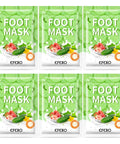 6pk Exfoliating Foot Masks