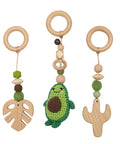 Wooden Rattle Teethers & Play Gym
