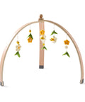 Baby Wooden Play Gym with Hanging Sensory Mobile Toys