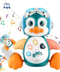 Musical Penguin Baby Crawling Toy