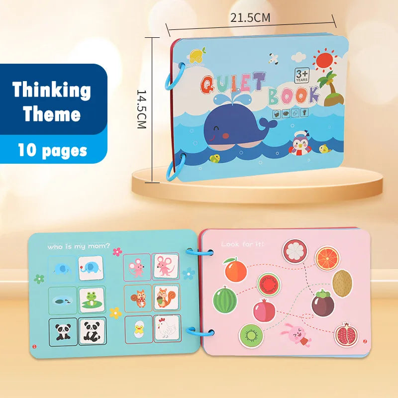 Montessori Quiet Book: Puzzle Game