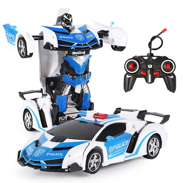 2-in-1 RC Transforming Robot Car