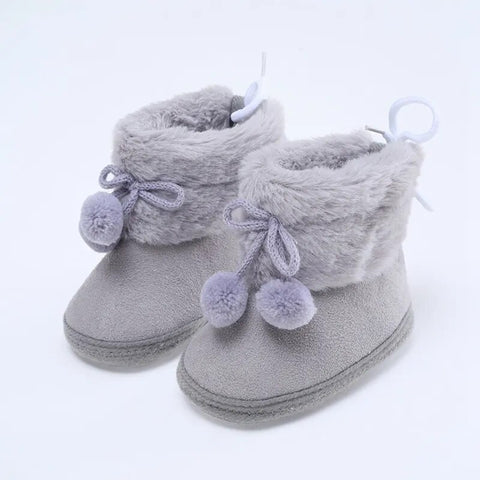 Baywell Furry Winter Snow Boots 