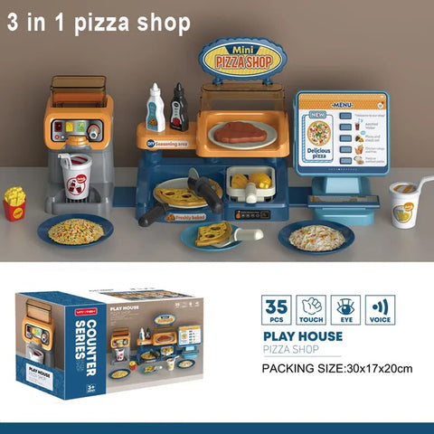 Kids Pizza Shop Kitchen Set