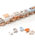 Montessori Wooden Train & Trolley