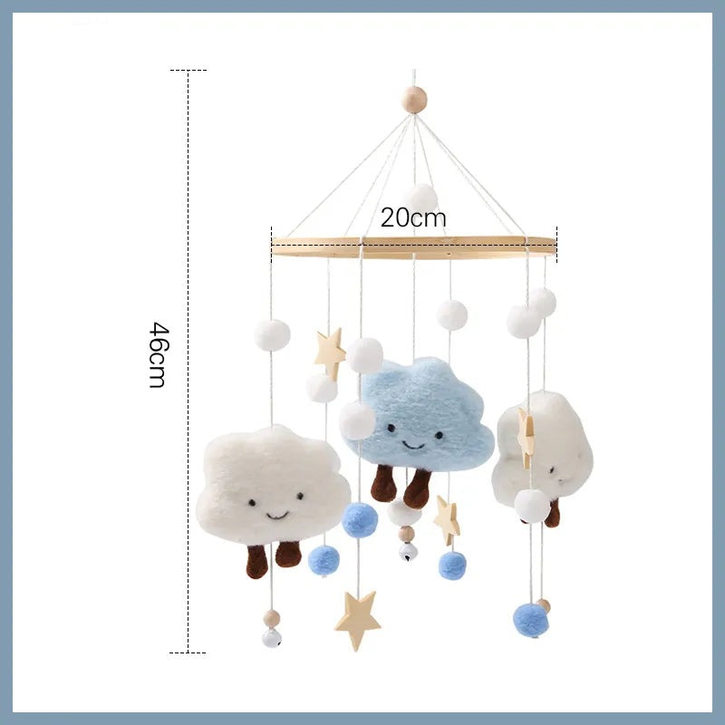 Wooden Baby Rattle & Crib Mobile