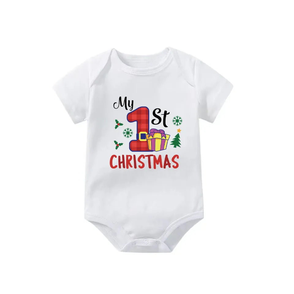 Newborn Letter Print Romper 