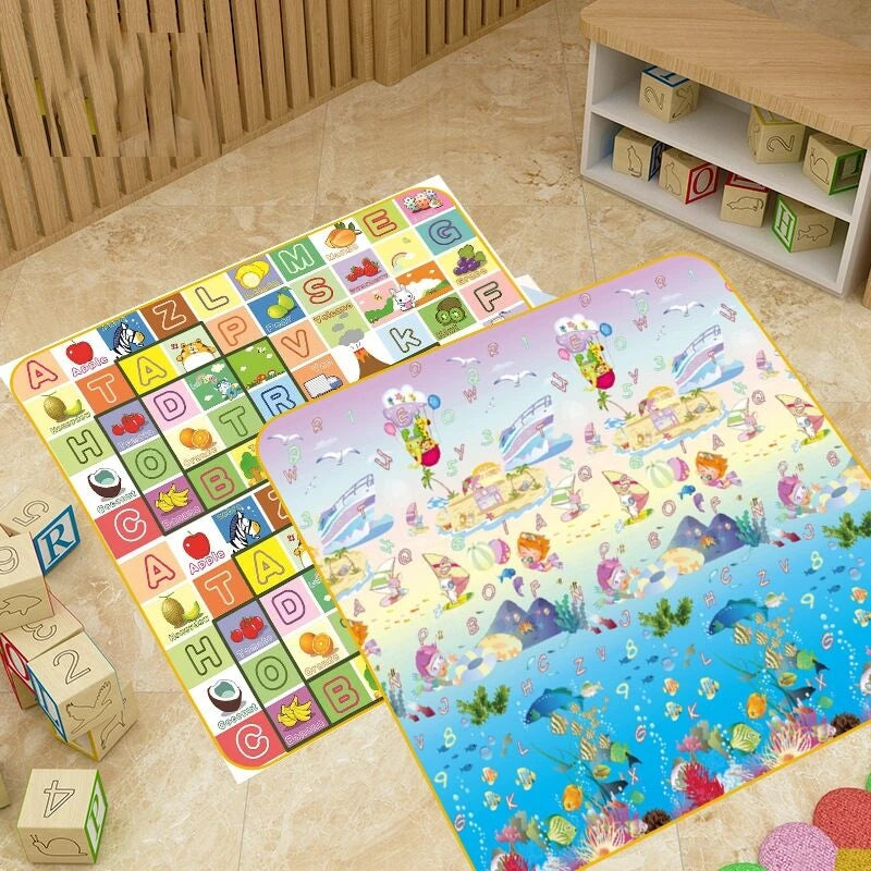 Eco-Friendly Thick EPE Baby Crawling Mat - Folding Play Rug