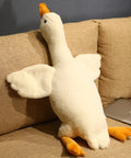 50-130cm Lifelike White Goose Stuffed Toy