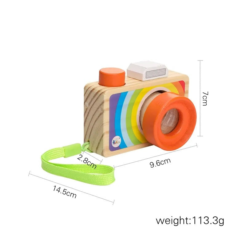 Wooden Camera Pendant Montessori Toy