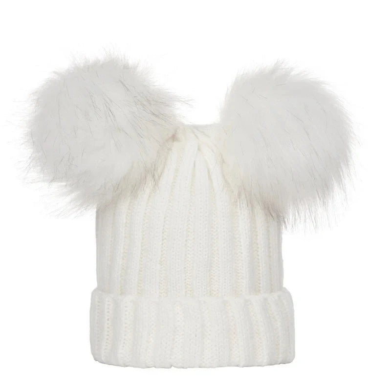 Bobble Hat with Pom Pom - Infant Bonnet