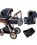 Luxurious 3-in-1 Baby Stroller